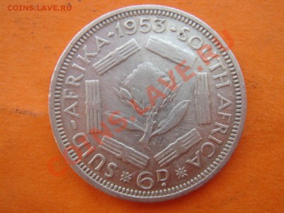 ЮАР: Ag-500 6 пенсов 1953 Елизавета 2 до 16.12.13, 22-00 - 6 пенсов 1953-1.JPG