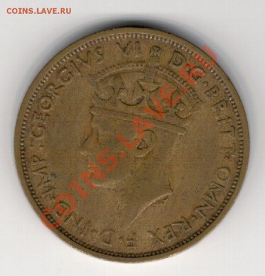 Брит.Зап.Африка 2 шиллинга 1939 до 16.12 в 22.00мск (7527) - 4-бза