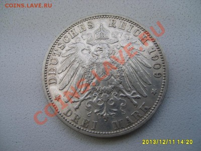 ПРУССИЯ, 3 МАРКИ 1909А г(Ag)!!до 14.12.2013 - S6001118.JPG
