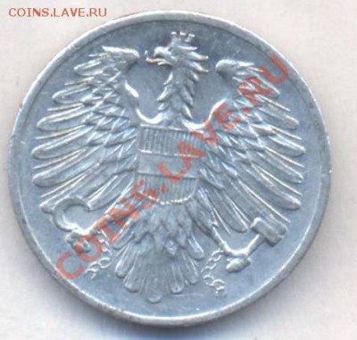 Австрия 2 грошен 1951 г.  13.12.13 г. 22-00 МСК . - Австрия 2 гр 1954 1