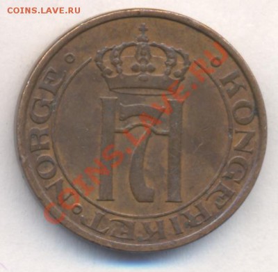Норвегия 2 эре 1937 г. 13.12.13 г. 22-00 МСК . - Норвегия 2 эре 1937 1