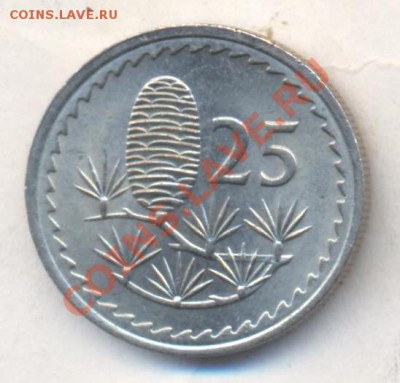 Кипр 25 центов 1980 г. 13.12.13 г. 22-00 МСК . - Кипр 25 ц 1980 1