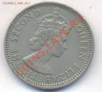 Малайя и Брит. Борнео 10 центов 1961 г. 13.12.13 г. 22-00 МС - Малайя 10 ц 1961 1