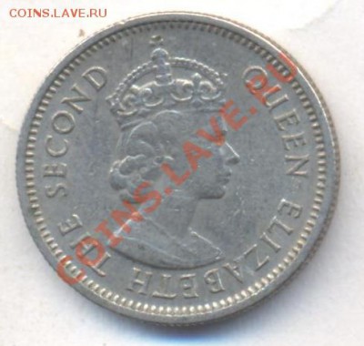 Брит. Карибы 10 центов 1965 г. 13.12.13 г. 22-00 МСК . - Карибы 10 ц 1965 1