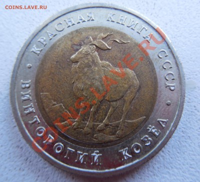 5 рублей 1991  винторогий козёл до 16.12.13 22:00 МСК - DSCN0252.JPG