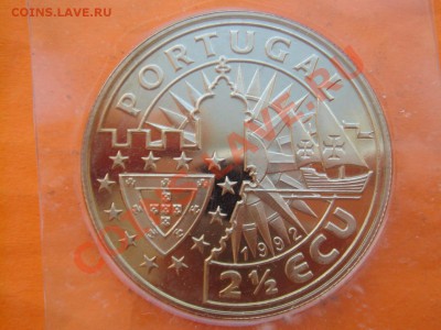 Португалия: 2,5 экю 1992 до 17.12.13, 22-00 - Португалия 2,5 экю 1992-2.JPG