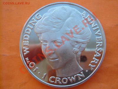 о. Мэн: Крона 1991 Диана ПРУФ до 17.12.13, 22-00 - Крона Мэн 1991-Диана-1.JPG