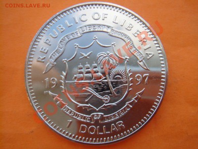 Либерия: доллар 1997 Кон-тики UNC до 17.12.13, 22-00 - Либерия доллар 1997-2.JPG