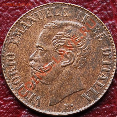 Италия. 1 чентезими 1867 - предпродажная оценка - 886
