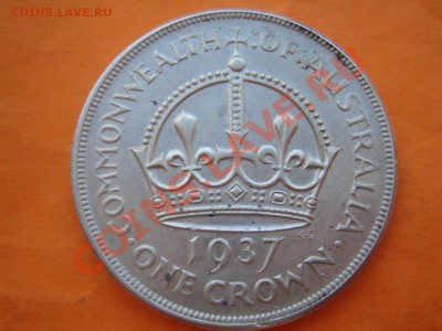 Австралия: Ag-925 крона 1937 ШАЙБА! до 18.12.13 22-00 - Австралия крона 1937-1.JPG