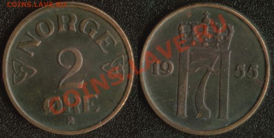 Норвегия 2 оре 1955 до 22:00мск 16.12.13 - Норвегия 2 оре 1955