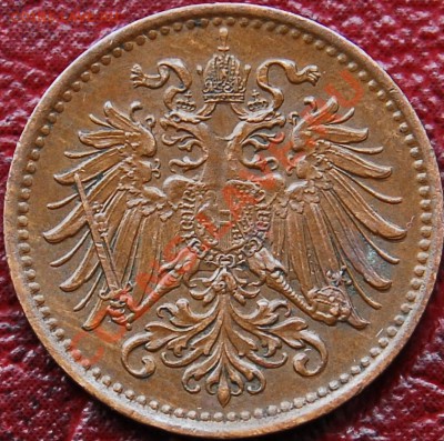 АВСТРИЯ - 1 геллер 1893 - до 18 декабря - 892