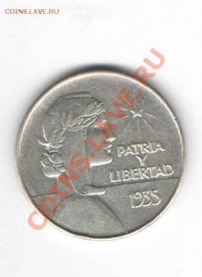 КУБА 1 ПЕСО 1935 ДО 19.12 - 114