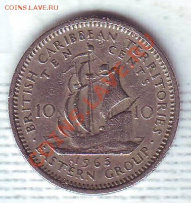 Брит.Карибы.10 Центов.1965. до 19.12 - 19650072.JPG