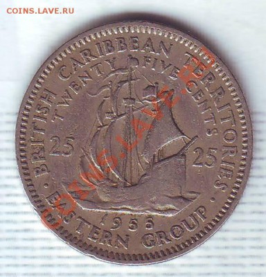 Брит.Карибы.25 Центов.1955. до 19.12 - 19550041.JPG