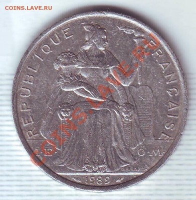 Фр.Новая Каледония.5 Франков.1989. до 19.12 - 19890046.JPG