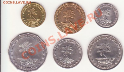 Кокосовые Килинг острова набор 6 монет 2004 UNC до 20.12.13 - Рисунок (31)
