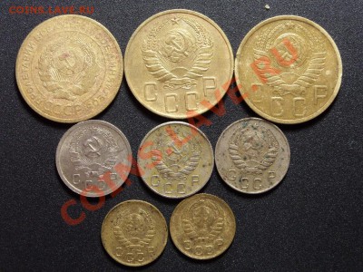 5 копеек 1926,40,49;  10копеек1936,45,46;  1копейка1945,46гг - SAM_0058.JPG