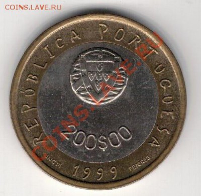 ПОРТУГАЛИЯ 200 ЭСКУДО 1999 ИГРУШКА ДО 19.12 В 22Ч (7519) - 4-порт200-99а