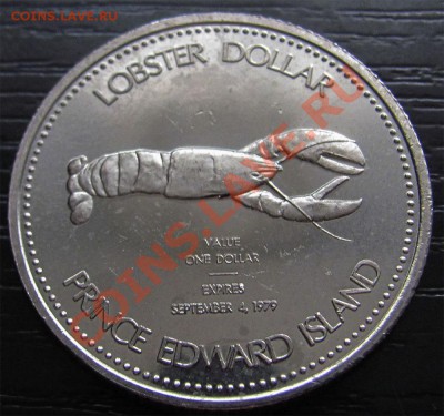 Z40 Канада торг. доллар LOBSTER DOLLAR PEI 1979 21.12 в 22°° - Z40_2