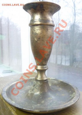 Подсвечник 19 в. БРОНЗА - 3700996566