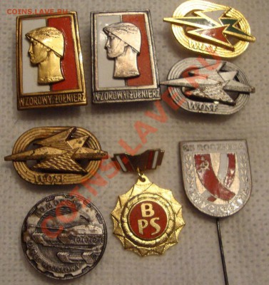 8 знаков, Польша, военные - P1