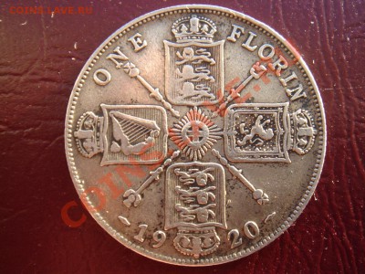 Великобритания: Ag-500 флорин 1920 Георг 5 до 19.12 22-0 - Флорин 1920-1.JPG