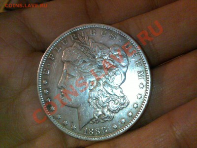 1 доллар 1888 г. + Германия и Австро-Венгрия, оценка! - 15122013384