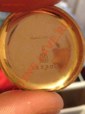 Часы золотые В.Габю 56 проба. - image-4