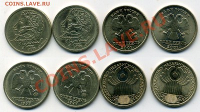 Кука рублей 1999-2001 - Содружество + Пушкин - до 18-12-13 - 5