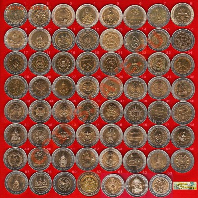 НЕ ФОТО, перечень всех монет на сегодняшний день. - CTHA-BIMET-SET63-NUMBER