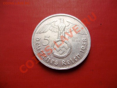 Германия 5 марок 1938G (Гинденбург) до 21.12.13 22-00МСК - P9250006.JPG