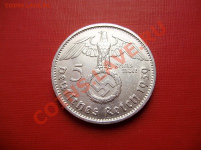 Германия 5 марок 1939J (Гинденбург) до 21.12.13 22-00МСК - P9250020.JPG