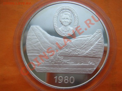 о.Святой Елены Ag-925 25 пенсов 1980 ПРУФ ШАЙБА! до 20.12 22 - Крона Елена 1980-1.JPG