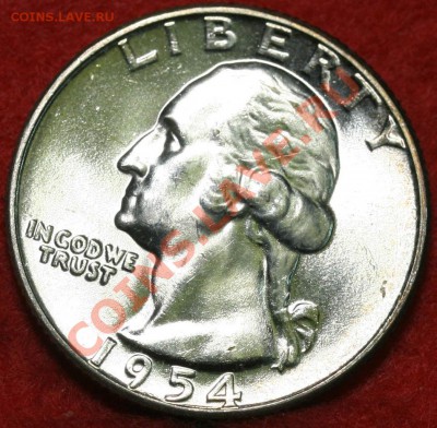 США 25 центов Вашингтон 1954, серебро, до 22.12.13г 22-30мск - 1954_01.JPG