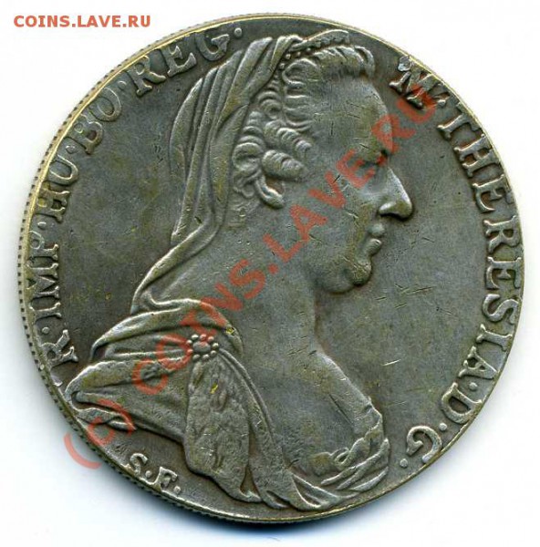 Талер Марии Терезии 1780 РЕСТРАЙК до 06.02.2010 21-00 мск. - Талер Марии Терезии 1780 РЕСТРАЙК 1а