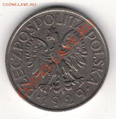 Польша злотый 1929 до 23.12.13 в 22.00мск (7629) - 4-пол