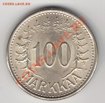 Ag Финляндия 100 марок 1957 до 23.12 в 22ч (7582) - 5-фин100-57а
