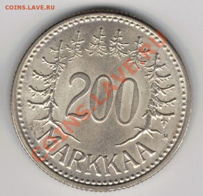 Ag Финляндия 200 марок 1957 до 23.12 в 22ч (7586) - 5-фин200-57а