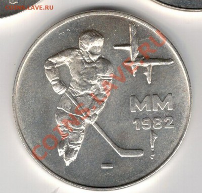 Ag Финляндия 50 марок 1982 Хоккеист до 23.12 в 22.00 (7575) - 5-фин50
