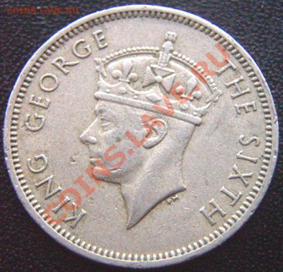 Британская Малайя_20 центов 1950; до 18.12_22.06мск - 7044
