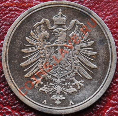 ГЕРМАНИЯ - 1 пфениг 1875 А - до 23 декабря - 072
