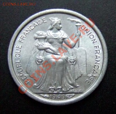 НОВАЯ КАЛЕДОНИЯ 50 сантимов (1949) UNC до 20.12 (22.00) - Новая Каледония 50 сантимов (1949) А