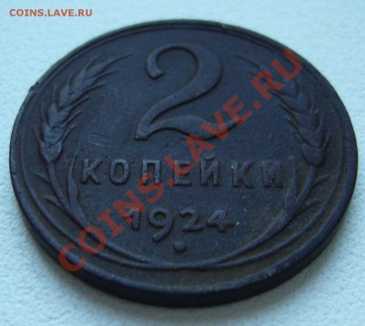 2 копейки 1924 гладкий гурт на оценку - P1060268