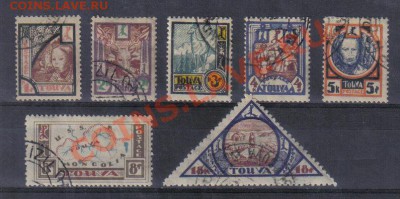 Марки Тува 1927г Этнография до 24.12 22.00мск - Марки Тува 1927г Этнография