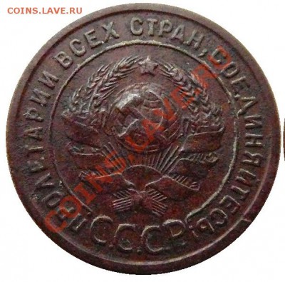 1 копейка 1924 г.  до 25.12.13 г в 22:00 - 1 коп 1924 аверс
