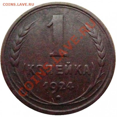 1 копейка 1924 г.  до 25.12.13 г в 22:00 - 1 коп 1924