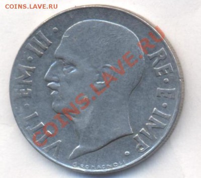 Италия 20 чензимо 1940 г.До 22.12.13 г. 22-00 МСК . - Италия 20 ч 1940 1