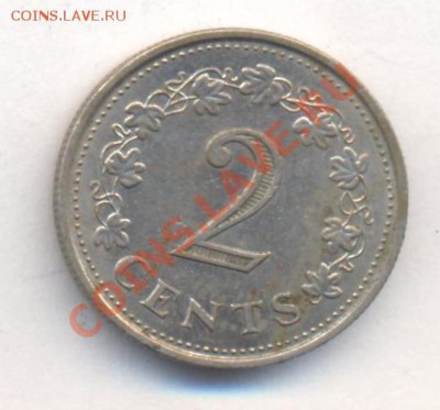 Мальта 2 цента 1972 г.До 22.12.13 г. 22-00 МСК . - Мальта 2 ц 1972 1