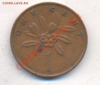 Ямайка 1 цент 1969 г.До 22.12.13 г. 22-00 МСК . - Ямайка 1 ц 1969 1